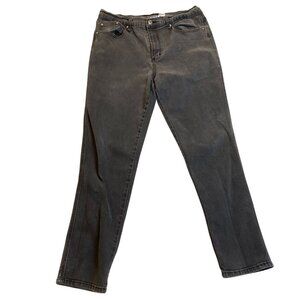 Diana Gillman Womans Jeans 14 Mid-Rise Slim Fit Embellished Pocket Detail
